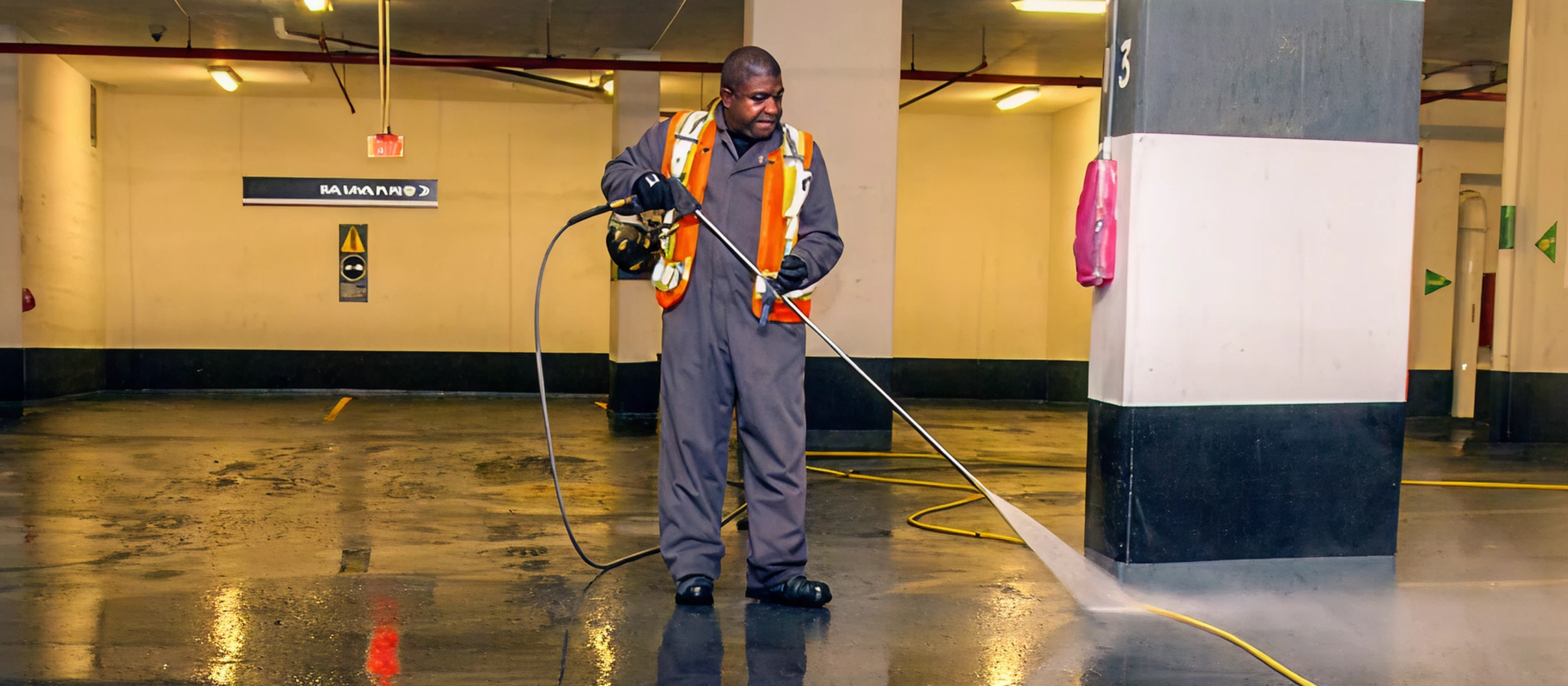 Parking Lot & Parkade Pressure Washing in Port Moody & Tri-Cities