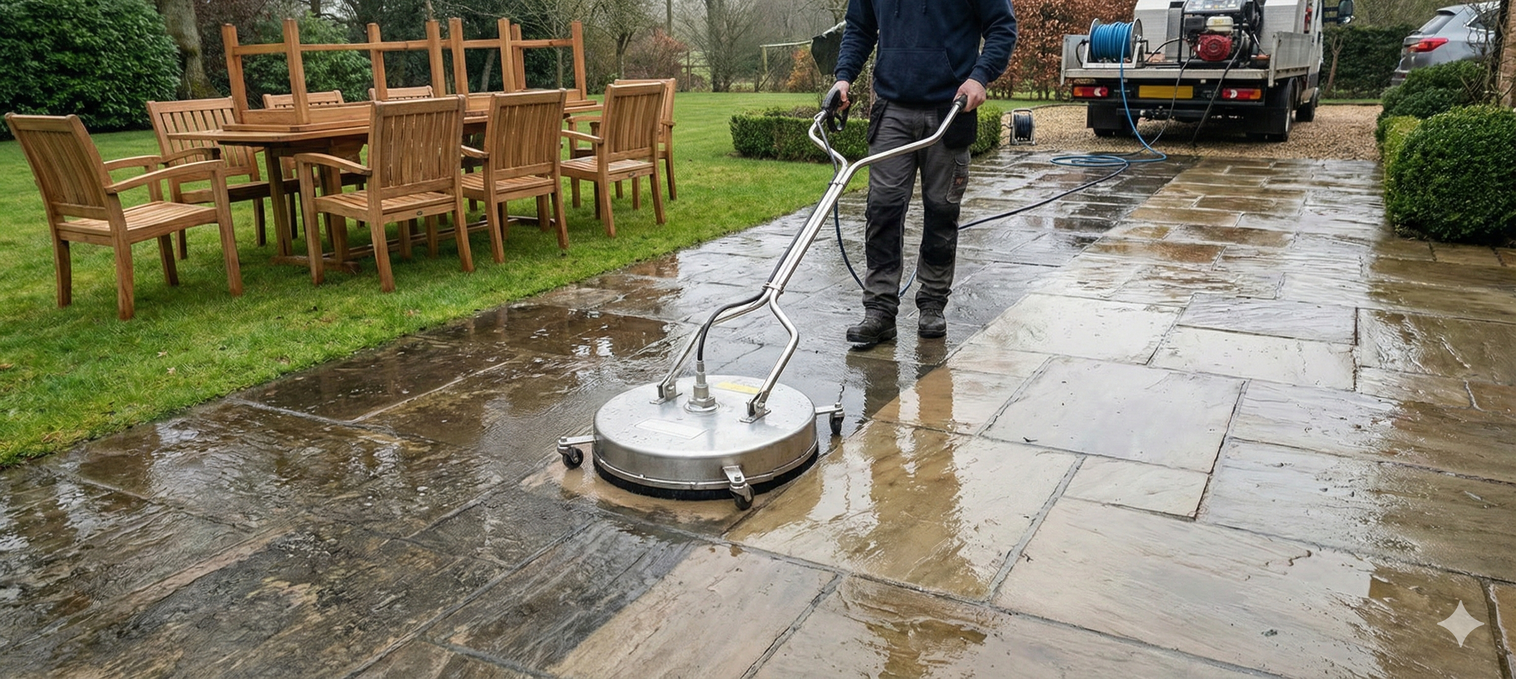 Professional Patio Pressure Washing Service